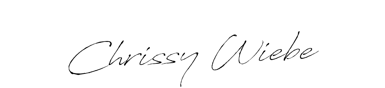 How to make Chrissy Wiebe signature? Antro_Vectra is a professional autograph style. Create handwritten signature for Chrissy Wiebe name. Chrissy Wiebe signature style 6 images and pictures png