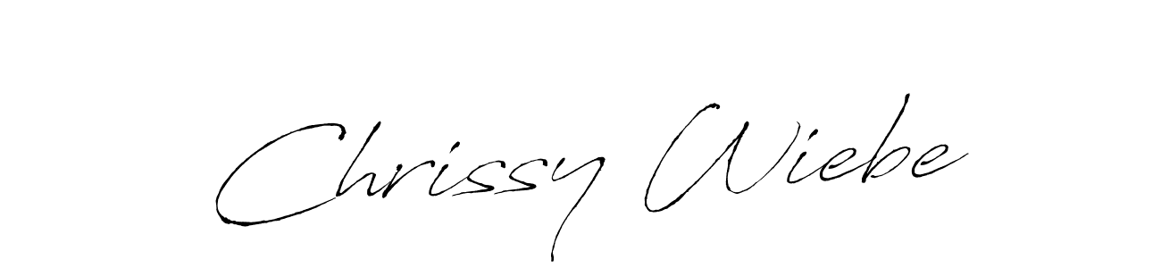 How to make Chrissy Wiebe signature? Antro_Vectra is a professional autograph style. Create handwritten signature for Chrissy Wiebe name. Chrissy Wiebe signature style 6 images and pictures png