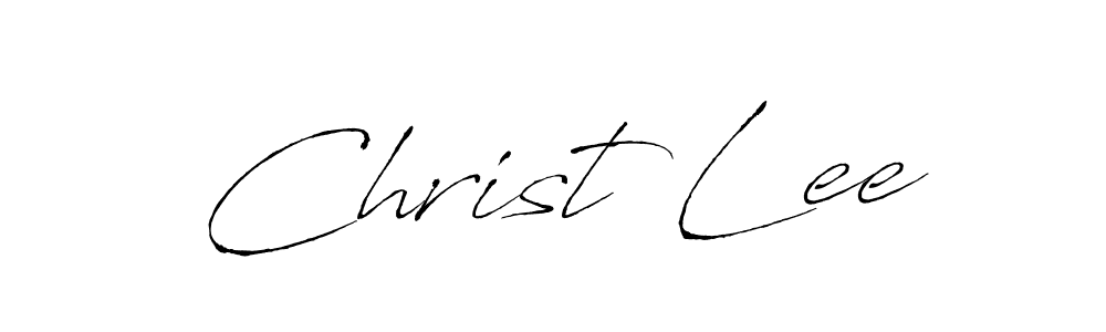 How to make Christ Lee signature? Antro_Vectra is a professional autograph style. Create handwritten signature for Christ Lee name. Christ Lee signature style 6 images and pictures png