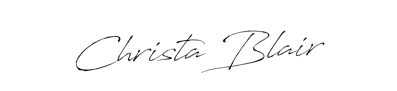 Similarly Antro_Vectra is the best handwritten signature design. Signature creator online .You can use it as an online autograph creator for name Christa Blair. Christa Blair signature style 6 images and pictures png