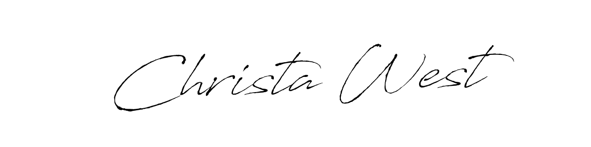 Also we have Christa West name is the best signature style. Create professional handwritten signature collection using Antro_Vectra autograph style. Christa West signature style 6 images and pictures png