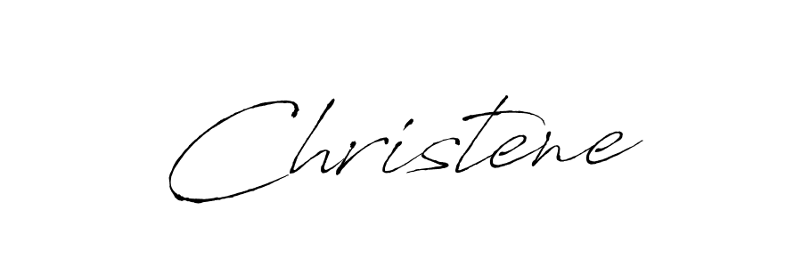 Make a beautiful signature design for name Christene. With this signature (Antro_Vectra) style, you can create a handwritten signature for free. Christene signature style 6 images and pictures png