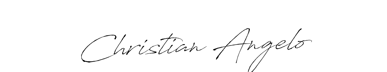 Create a beautiful signature design for name Christian Angelo. With this signature (Antro_Vectra) fonts, you can make a handwritten signature for free. Christian Angelo signature style 6 images and pictures png