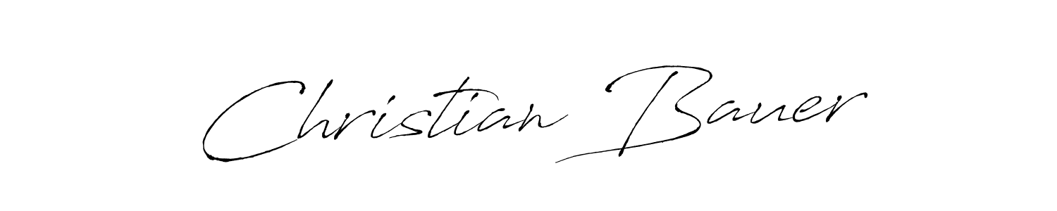 Christian Bauer stylish signature style. Best Handwritten Sign (Antro_Vectra) for my name. Handwritten Signature Collection Ideas for my name Christian Bauer. Christian Bauer signature style 6 images and pictures png