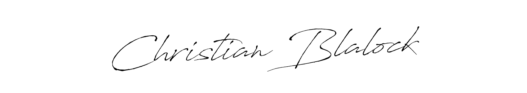 Design your own signature with our free online signature maker. With this signature software, you can create a handwritten (Antro_Vectra) signature for name Christian Blalock. Christian Blalock signature style 6 images and pictures png