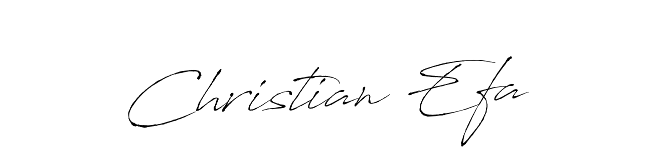 Also we have Christian Efa name is the best signature style. Create professional handwritten signature collection using Antro_Vectra autograph style. Christian Efa signature style 6 images and pictures png