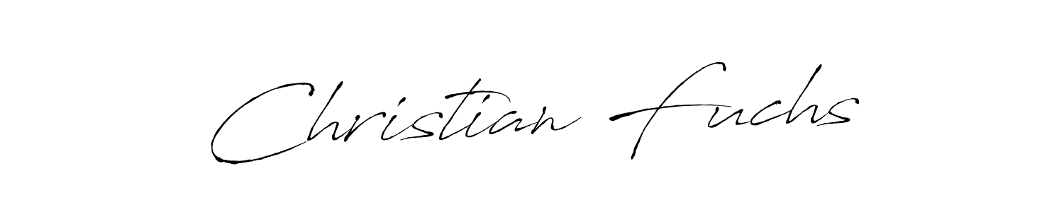 You should practise on your own different ways (Antro_Vectra) to write your name (Christian Fuchs) in signature. don't let someone else do it for you. Christian Fuchs signature style 6 images and pictures png