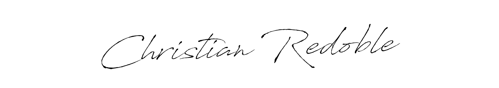 The best way (Antro_Vectra) to make a short signature is to pick only two or three words in your name. The name Christian Redoble include a total of six letters. For converting this name. Christian Redoble signature style 6 images and pictures png