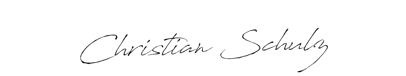 Design your own signature with our free online signature maker. With this signature software, you can create a handwritten (Antro_Vectra) signature for name Christian Schulz. Christian Schulz signature style 6 images and pictures png