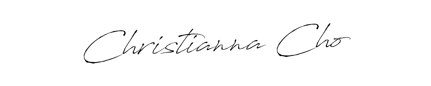 Create a beautiful signature design for name Christianna Cho. With this signature (Antro_Vectra) fonts, you can make a handwritten signature for free. Christianna Cho signature style 6 images and pictures png