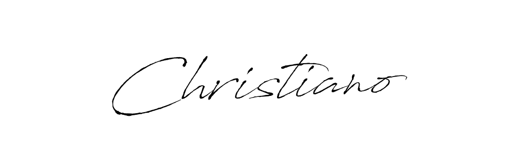 How to make Christiano signature? Antro_Vectra is a professional autograph style. Create handwritten signature for Christiano name. Christiano signature style 6 images and pictures png