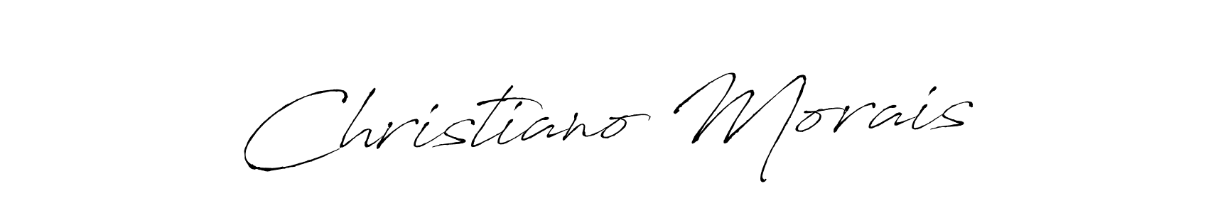 You should practise on your own different ways (Antro_Vectra) to write your name (Christiano Morais) in signature. don't let someone else do it for you. Christiano Morais signature style 6 images and pictures png