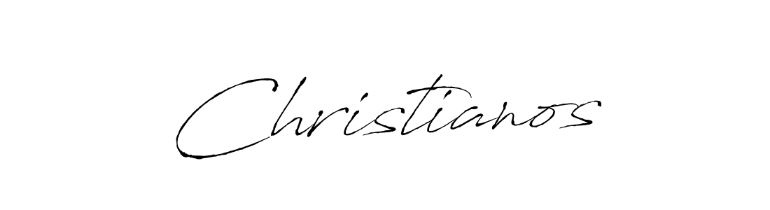 if you are searching for the best signature style for your name Christianos. so please give up your signature search. here we have designed multiple signature styles  using Antro_Vectra. Christianos signature style 6 images and pictures png