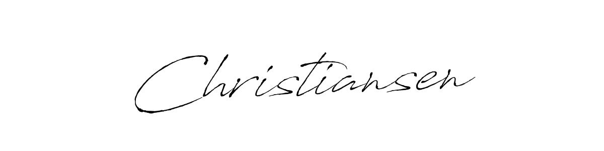 How to make Christiansen name signature. Use Antro_Vectra style for creating short signs online. This is the latest handwritten sign. Christiansen signature style 6 images and pictures png
