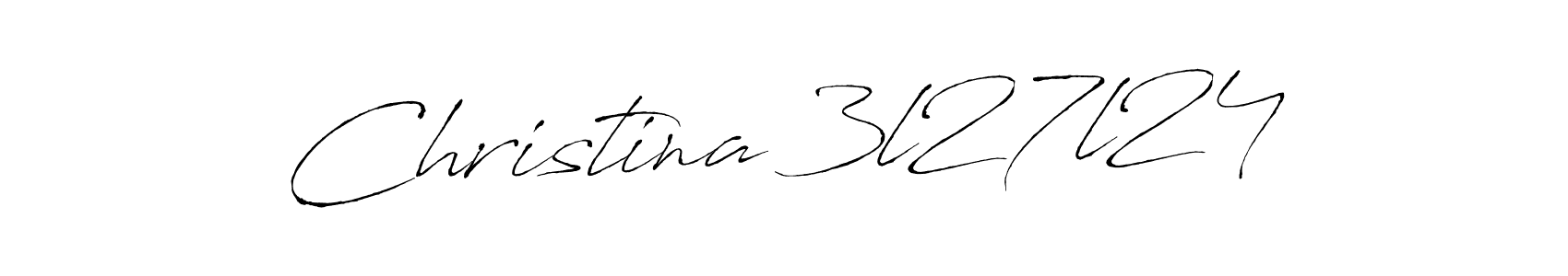 Make a beautiful signature design for name Christina 3l27l24. Use this online signature maker to create a handwritten signature for free. Christina 3l27l24 signature style 6 images and pictures png