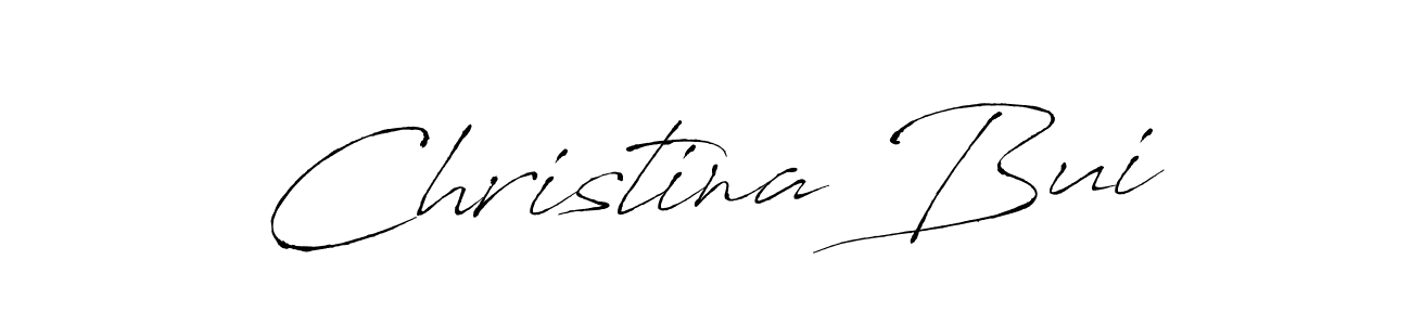 Make a beautiful signature design for name Christina Bui. Use this online signature maker to create a handwritten signature for free. Christina Bui signature style 6 images and pictures png