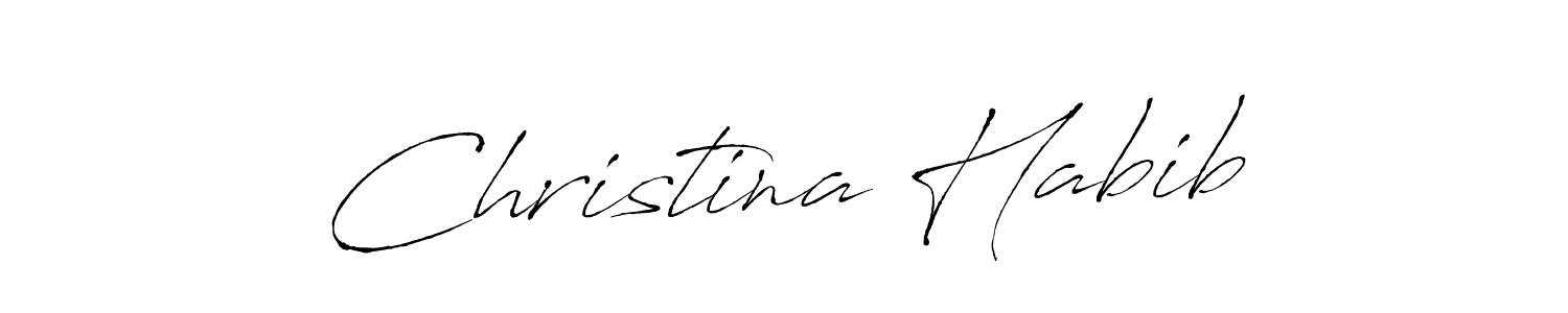 Similarly Antro_Vectra is the best handwritten signature design. Signature creator online .You can use it as an online autograph creator for name Christina Habib. Christina Habib signature style 6 images and pictures png