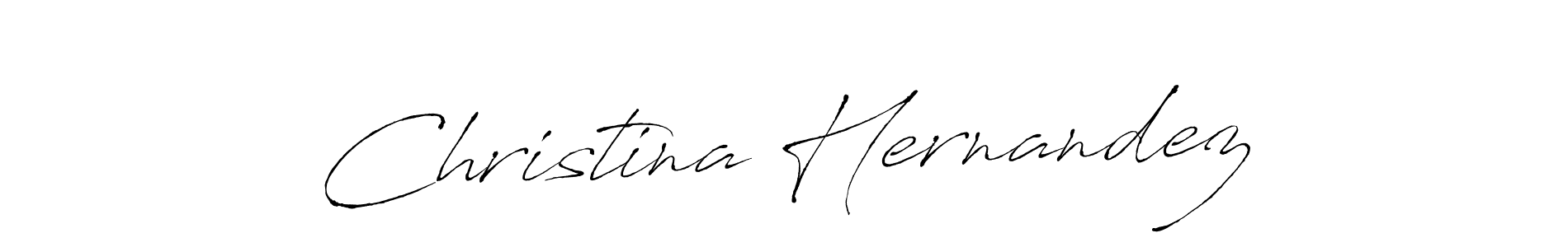 Make a beautiful signature design for name Christina Hernandez. With this signature (Antro_Vectra) style, you can create a handwritten signature for free. Christina Hernandez signature style 6 images and pictures png