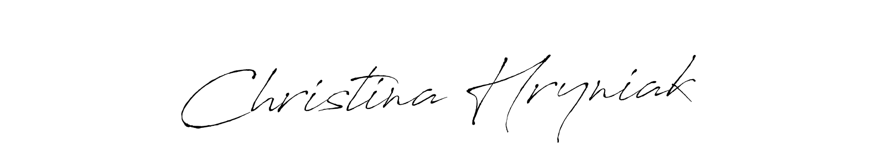 if you are searching for the best signature style for your name Christina Hryniak. so please give up your signature search. here we have designed multiple signature styles  using Antro_Vectra. Christina Hryniak signature style 6 images and pictures png