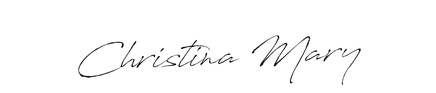 You should practise on your own different ways (Antro_Vectra) to write your name (Christina Mary) in signature. don't let someone else do it for you. Christina Mary signature style 6 images and pictures png