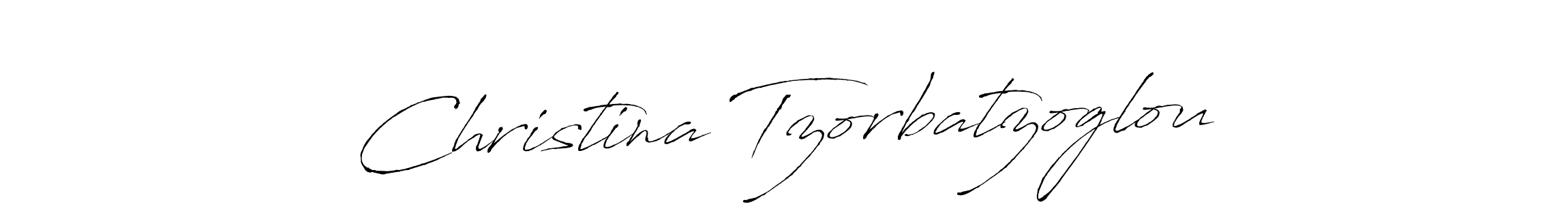 Antro_Vectra is a professional signature style that is perfect for those who want to add a touch of class to their signature. It is also a great choice for those who want to make their signature more unique. Get Christina Tzorbatzoglou name to fancy signature for free. Christina Tzorbatzoglou signature style 6 images and pictures png
