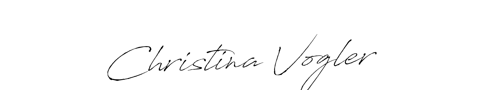 Christina Vogler stylish signature style. Best Handwritten Sign (Antro_Vectra) for my name. Handwritten Signature Collection Ideas for my name Christina Vogler. Christina Vogler signature style 6 images and pictures png