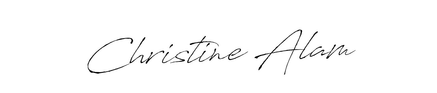 if you are searching for the best signature style for your name Christine Alam. so please give up your signature search. here we have designed multiple signature styles  using Antro_Vectra. Christine Alam signature style 6 images and pictures png
