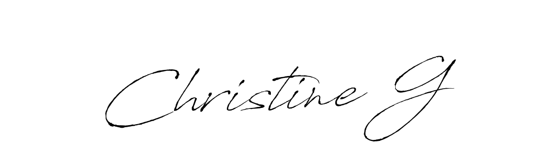 Best and Professional Signature Style for Christine G. Antro_Vectra Best Signature Style Collection. Christine G signature style 6 images and pictures png