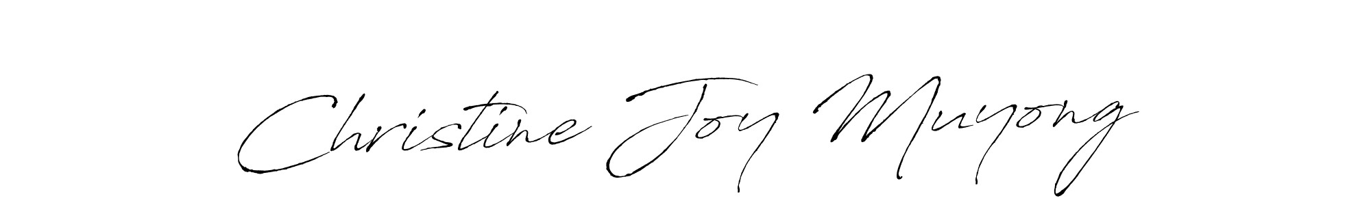 How to make Christine Joy Muyong signature? Antro_Vectra is a professional autograph style. Create handwritten signature for Christine Joy Muyong name. Christine Joy Muyong signature style 6 images and pictures png