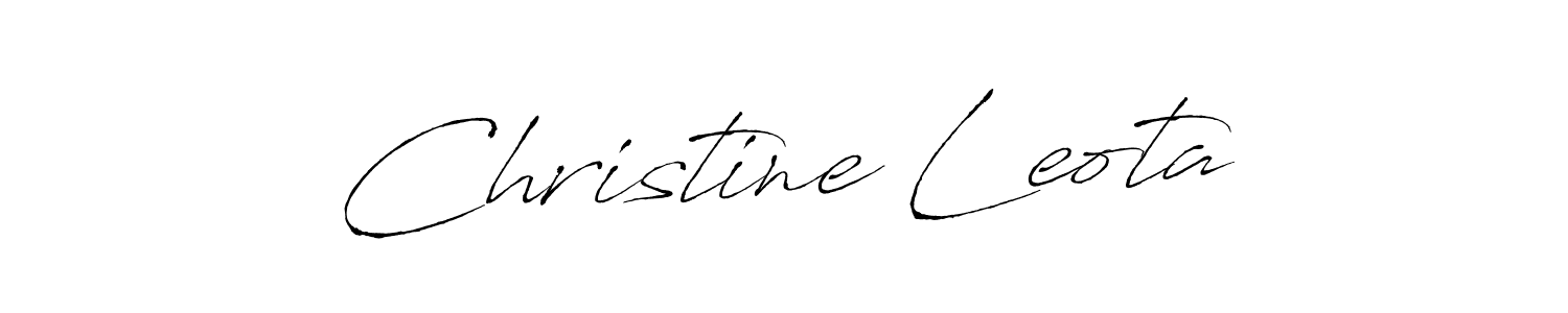 This is the best signature style for the Christine Leota name. Also you like these signature font (Antro_Vectra). Mix name signature. Christine Leota signature style 6 images and pictures png