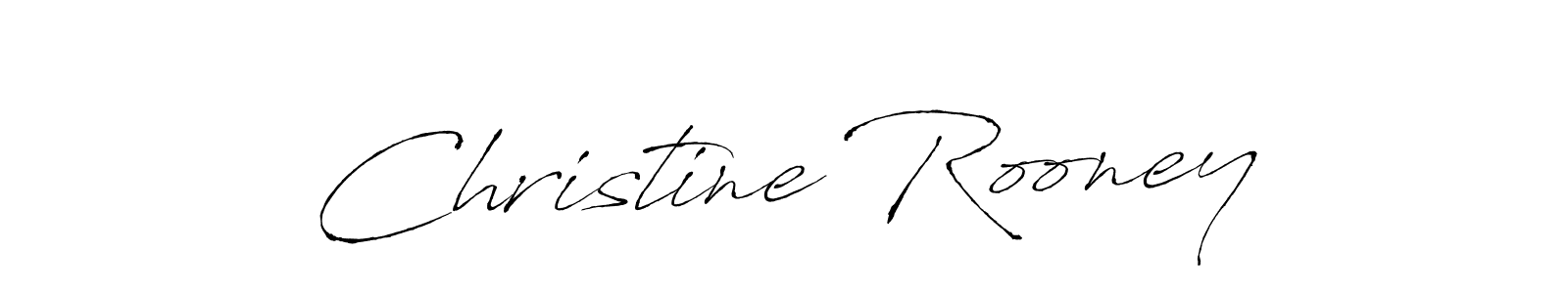 Use a signature maker to create a handwritten signature online. With this signature software, you can design (Antro_Vectra) your own signature for name Christine Rooney. Christine Rooney signature style 6 images and pictures png