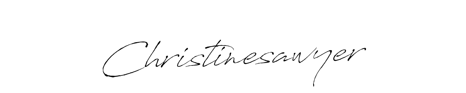 How to make Christinesawyer name signature. Use Antro_Vectra style for creating short signs online. This is the latest handwritten sign. Christinesawyer signature style 6 images and pictures png