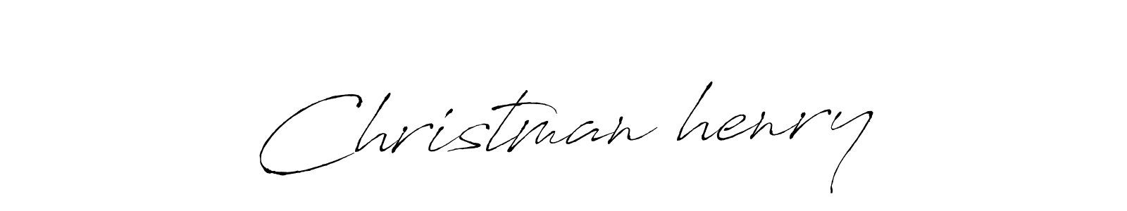 Similarly Antro_Vectra is the best handwritten signature design. Signature creator online .You can use it as an online autograph creator for name Christman henry. Christman henry signature style 6 images and pictures png