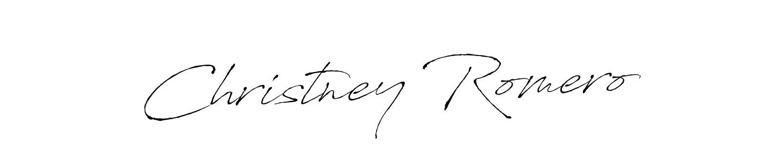 Make a beautiful signature design for name Christney Romero. Use this online signature maker to create a handwritten signature for free. Christney Romero signature style 6 images and pictures png