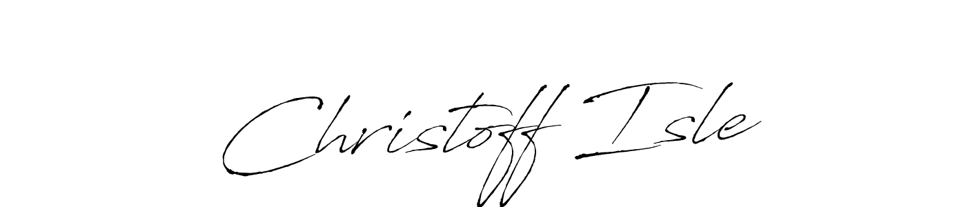 Also You can easily find your signature by using the search form. We will create Christoff Isle name handwritten signature images for you free of cost using Antro_Vectra sign style. Christoff Isle signature style 6 images and pictures png