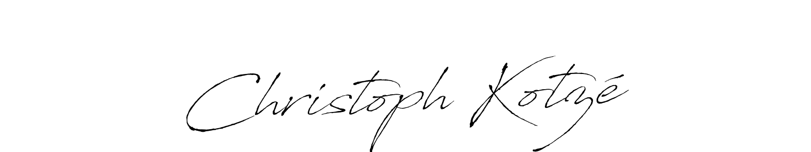 Design your own signature with our free online signature maker. With this signature software, you can create a handwritten (Antro_Vectra) signature for name Christoph Kotzé. Christoph Kotzé signature style 6 images and pictures png