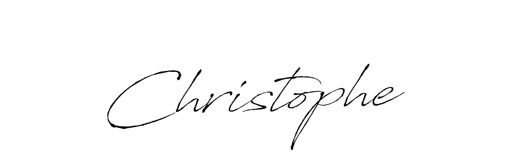 Design your own signature with our free online signature maker. With this signature software, you can create a handwritten (Antro_Vectra) signature for name Christophe. Christophe signature style 6 images and pictures png