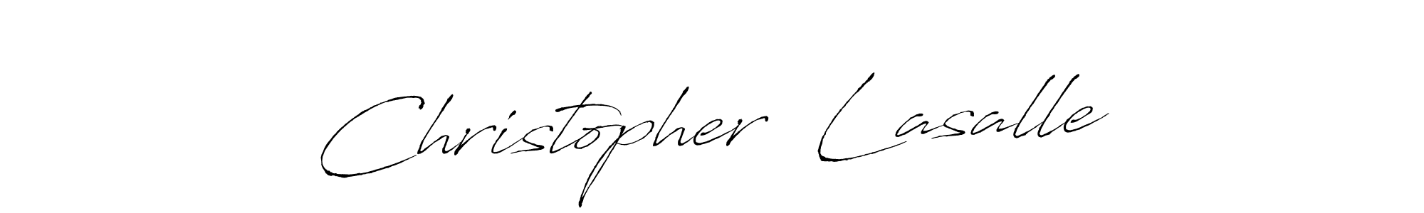 if you are searching for the best signature style for your name Christopher  Lasalle. so please give up your signature search. here we have designed multiple signature styles  using Antro_Vectra. Christopher  Lasalle signature style 6 images and pictures png