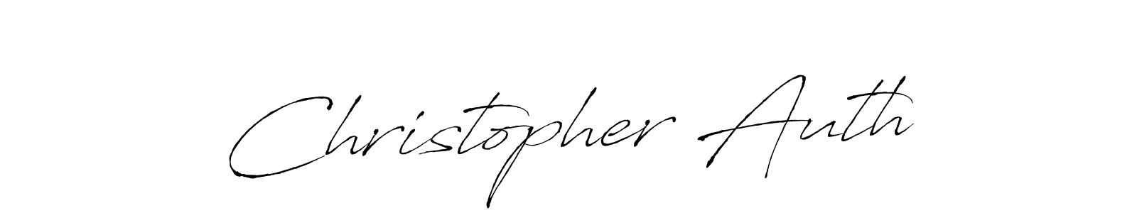 You should practise on your own different ways (Antro_Vectra) to write your name (Christopher Auth) in signature. don't let someone else do it for you. Christopher Auth signature style 6 images and pictures png