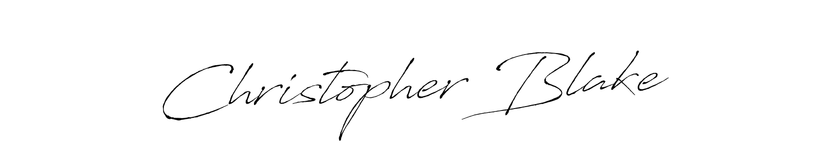 Make a beautiful signature design for name Christopher Blake. With this signature (Antro_Vectra) style, you can create a handwritten signature for free. Christopher Blake signature style 6 images and pictures png