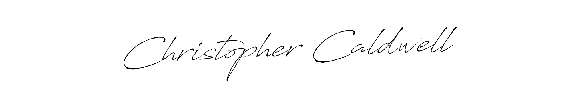 Make a beautiful signature design for name Christopher Caldwell. With this signature (Antro_Vectra) style, you can create a handwritten signature for free. Christopher Caldwell signature style 6 images and pictures png