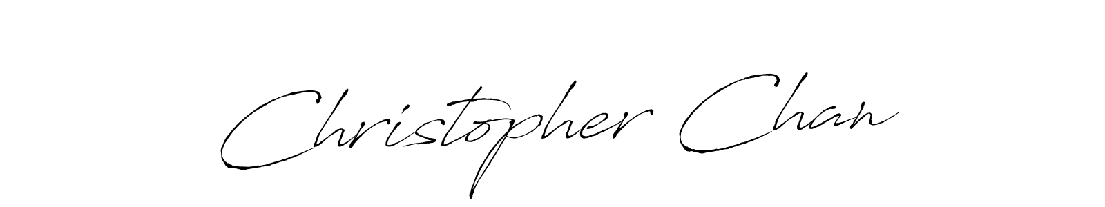 Make a beautiful signature design for name Christopher Chan. With this signature (Antro_Vectra) style, you can create a handwritten signature for free. Christopher Chan signature style 6 images and pictures png