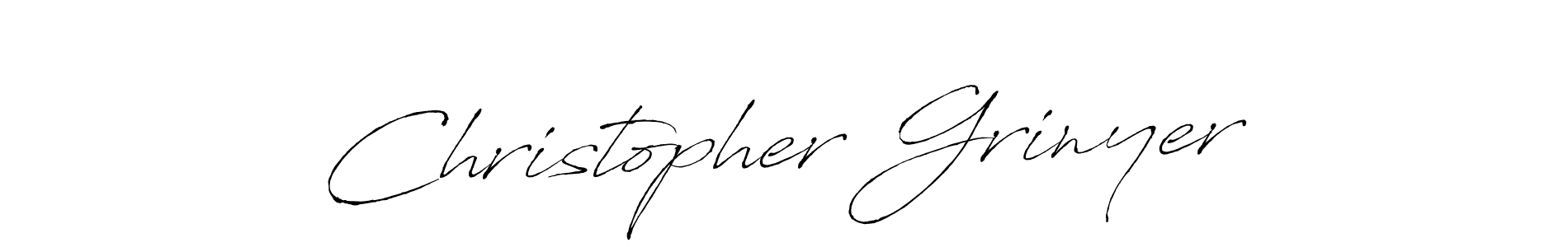 Also we have Christopher Grinyer name is the best signature style. Create professional handwritten signature collection using Antro_Vectra autograph style. Christopher Grinyer signature style 6 images and pictures png