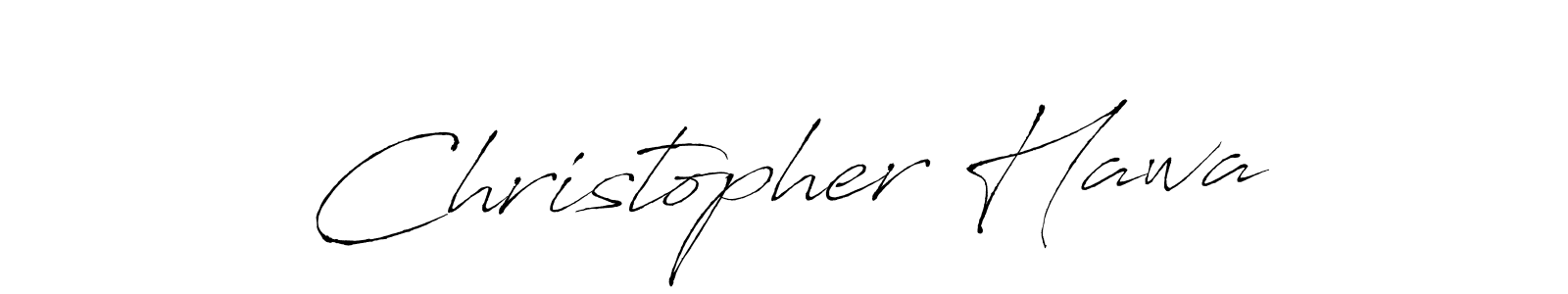 You should practise on your own different ways (Antro_Vectra) to write your name (Christopher Hawa) in signature. don't let someone else do it for you. Christopher Hawa signature style 6 images and pictures png