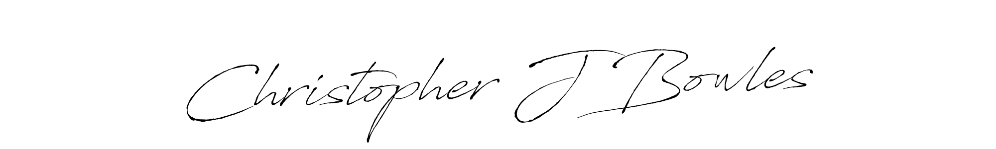 Also we have Christopher J Bowles name is the best signature style. Create professional handwritten signature collection using Antro_Vectra autograph style. Christopher J Bowles signature style 6 images and pictures png