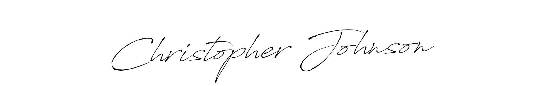 How to make Christopher Johnson signature? Antro_Vectra is a professional autograph style. Create handwritten signature for Christopher Johnson name. Christopher Johnson signature style 6 images and pictures png