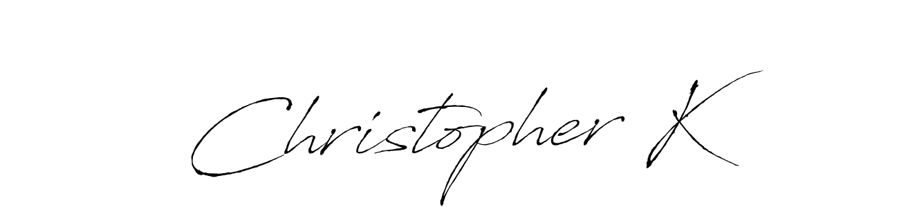 See photos of Christopher K official signature by Spectra . Check more albums & portfolios. Read reviews & check more about Antro_Vectra font. Christopher K signature style 6 images and pictures png