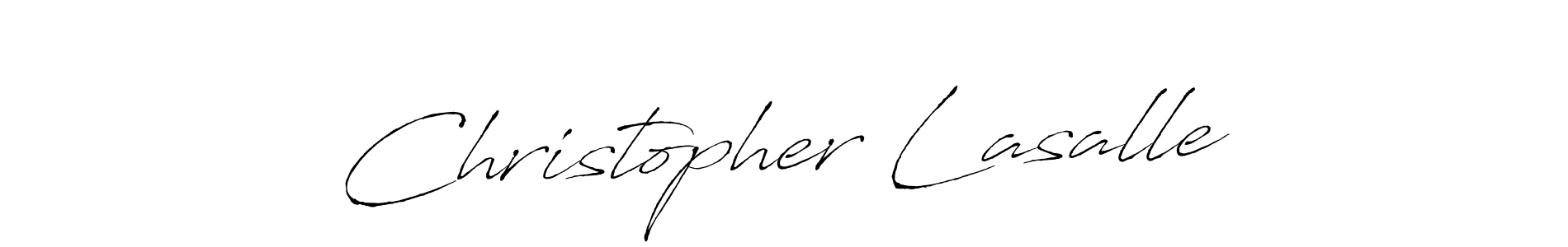 It looks lik you need a new signature style for name Christopher Lasalle. Design unique handwritten (Antro_Vectra) signature with our free signature maker in just a few clicks. Christopher Lasalle signature style 6 images and pictures png