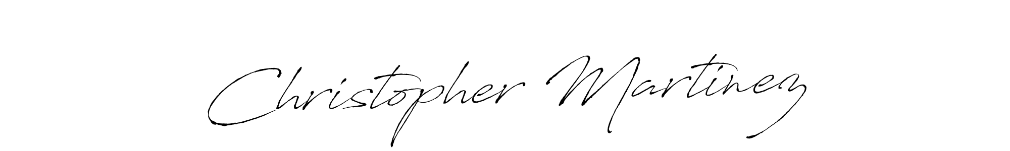 Make a beautiful signature design for name Christopher Martinez. With this signature (Antro_Vectra) style, you can create a handwritten signature for free. Christopher Martinez signature style 6 images and pictures png