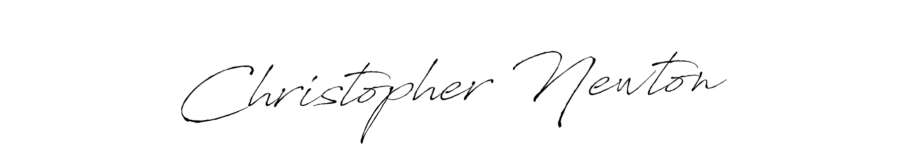 How to make Christopher Newton name signature. Use Antro_Vectra style for creating short signs online. This is the latest handwritten sign. Christopher Newton signature style 6 images and pictures png